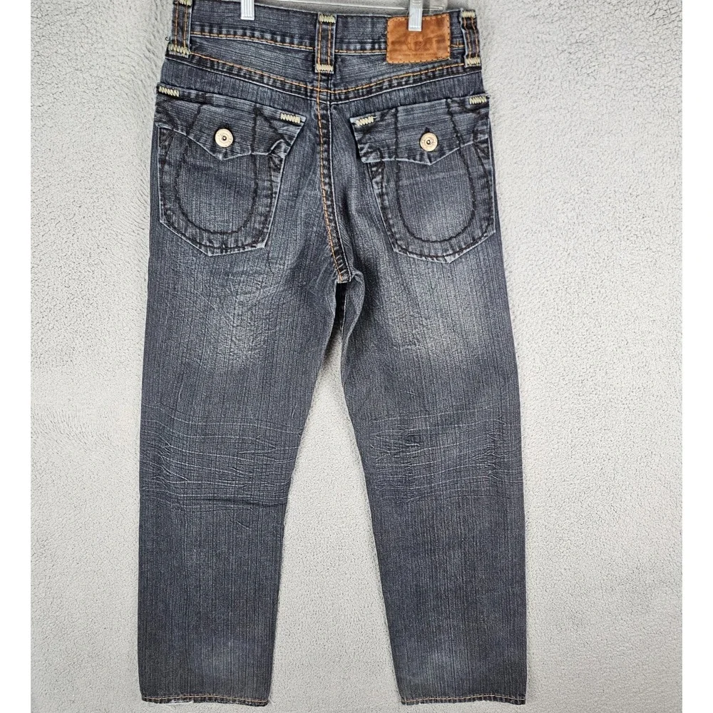 True‎ Religion Jeans Mens 32 Denim High Rise Comfort Straight Leg M24201219
